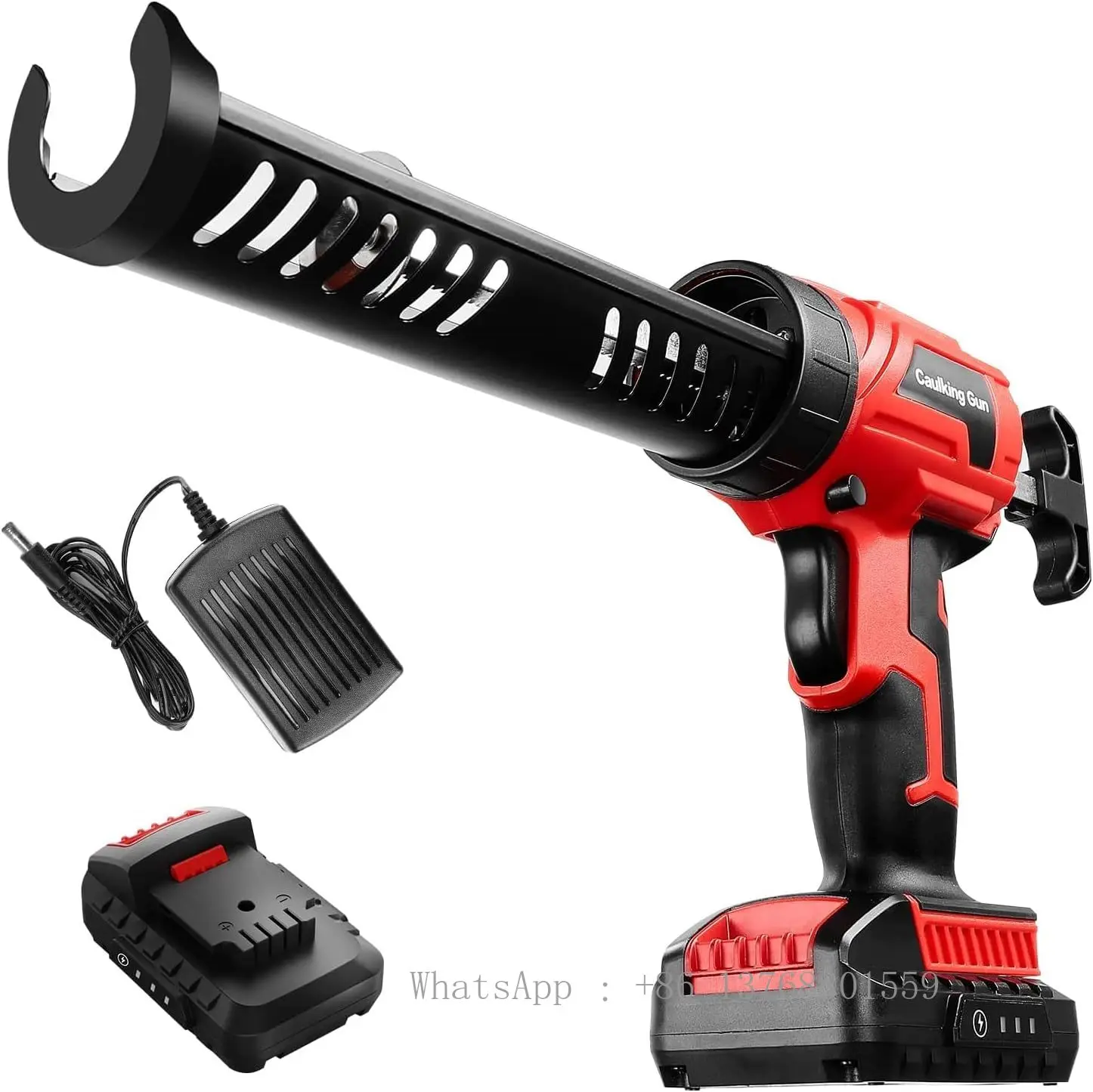 AKX-43 Electric Cordless 4-Speed Industrial Power Caulking Gun 300ml Capacity DIY Projects Battery Operated