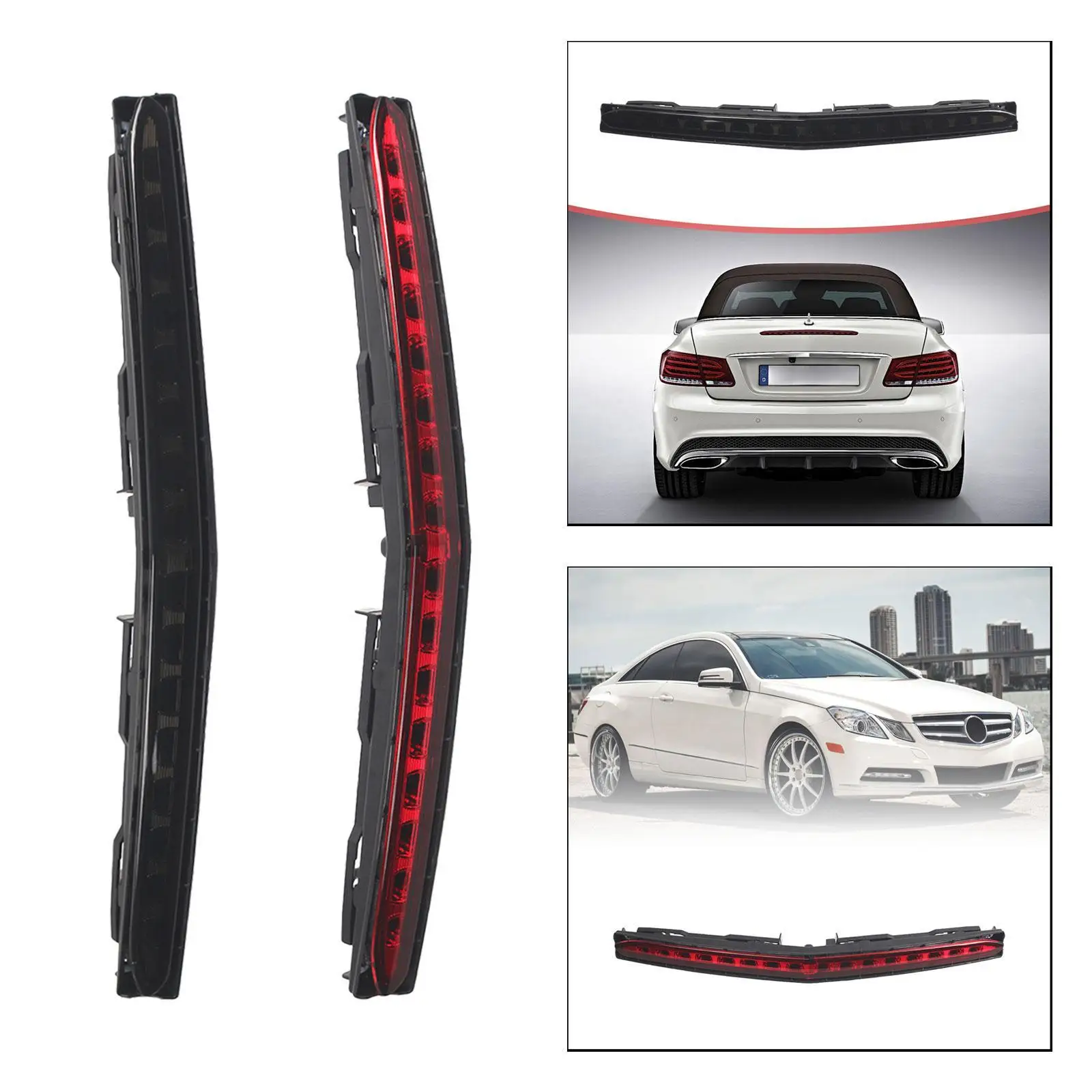 

Automotive Accessories 3rd Brake Light Plastic High Mount Stop Lamp for Mercedes-benz C207 A207 E-class Replacement