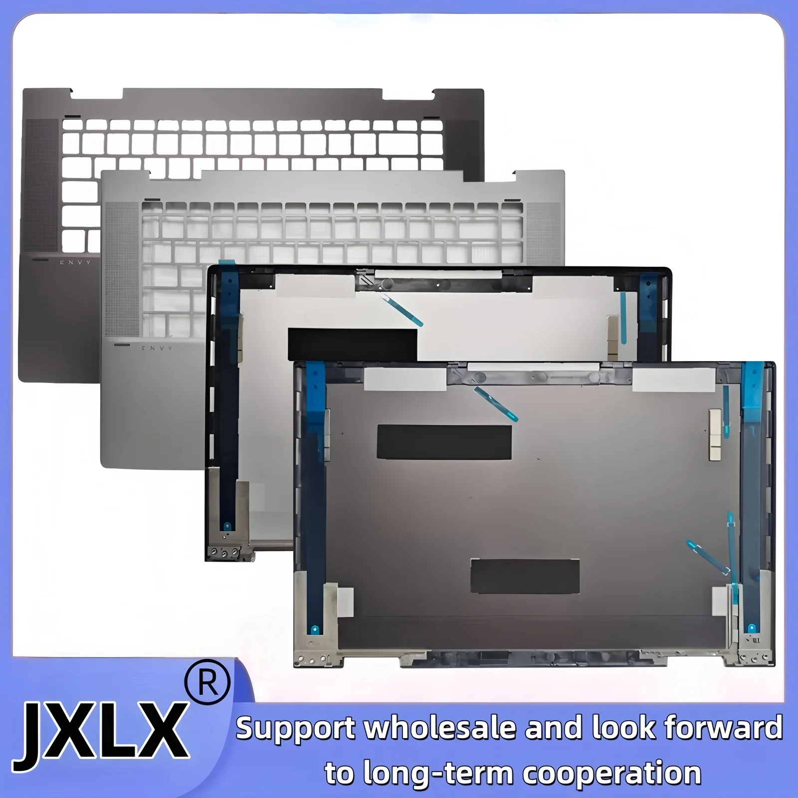 

JXLX® New For HP Envy X360 2-in-1 15-FE 15-FH TPN-C165 TPN-C166 Laptop LCD Back Cover Top Case/Palmrest Cover