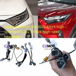For T-OYOTA 2020-2023 RAV4 Car Headlight Modification Upgrade Special Car Wiring Adapter Harness Car Accessories Plug And Play