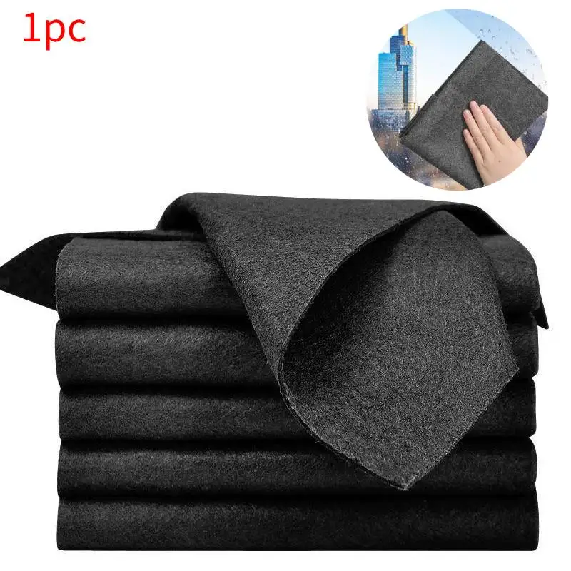 

1Pcs Thickened Magic Cleaning Cloth Microfiber Surface Instant Polishing Household cleaning cloth For glass windows mirrors car