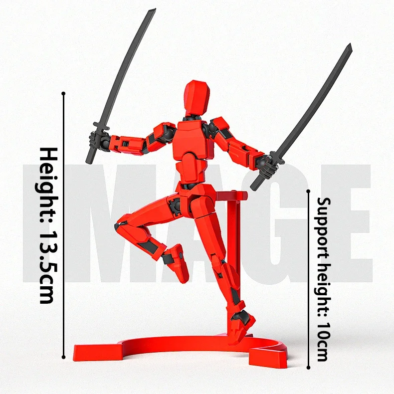 Multi-Articular Action Figures Mannequin อุปกรณ์เสริมหลาย 3D พิมพ์ DIY โต๊ะของเล่นเด็กวันคริสต์มาสของขวัญ