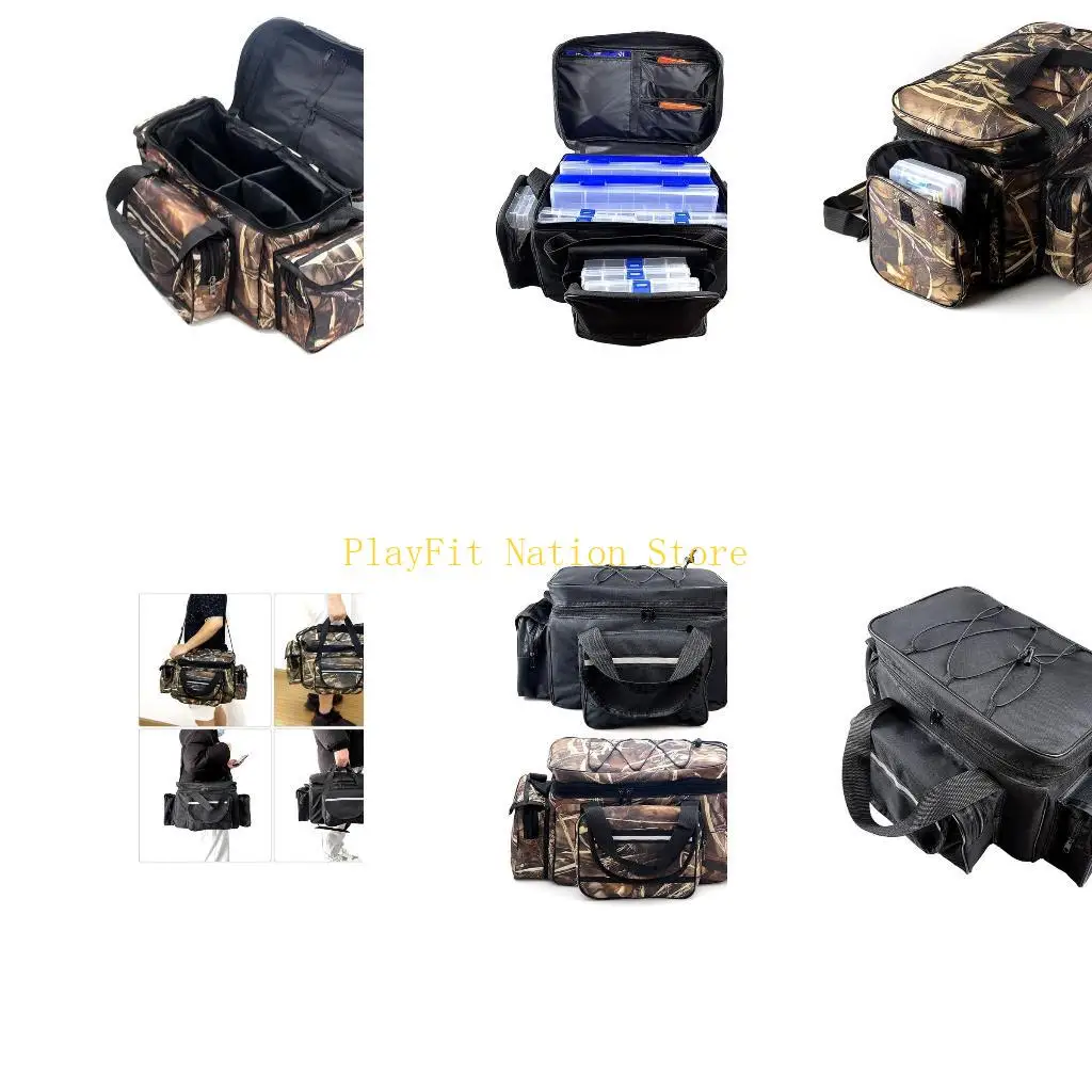 

242F Fishing Bags Fish Lures Bag Waterproof Large Capacity Fishing Tackles Waist Bag