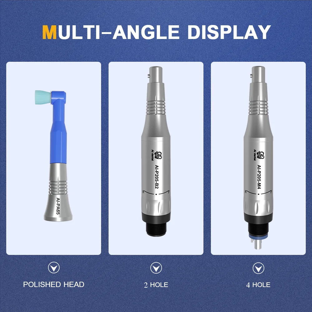 Non-Optic Prophy Handpiece Tooth Polishing Dental Low Speed Part  E-Type Internal Water Air Motor Teeth Care P205-M4/B2