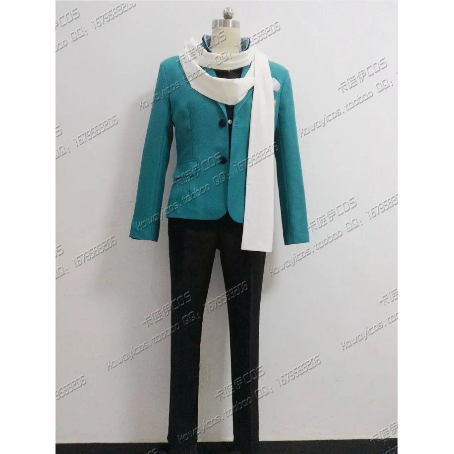 

Anime THE IDOLM@STER SideM DRAMATIC STARS Tsubasa Kashiwagi Cosplay Costumes Men Women Coat Shirt Pants Necktie Outfits