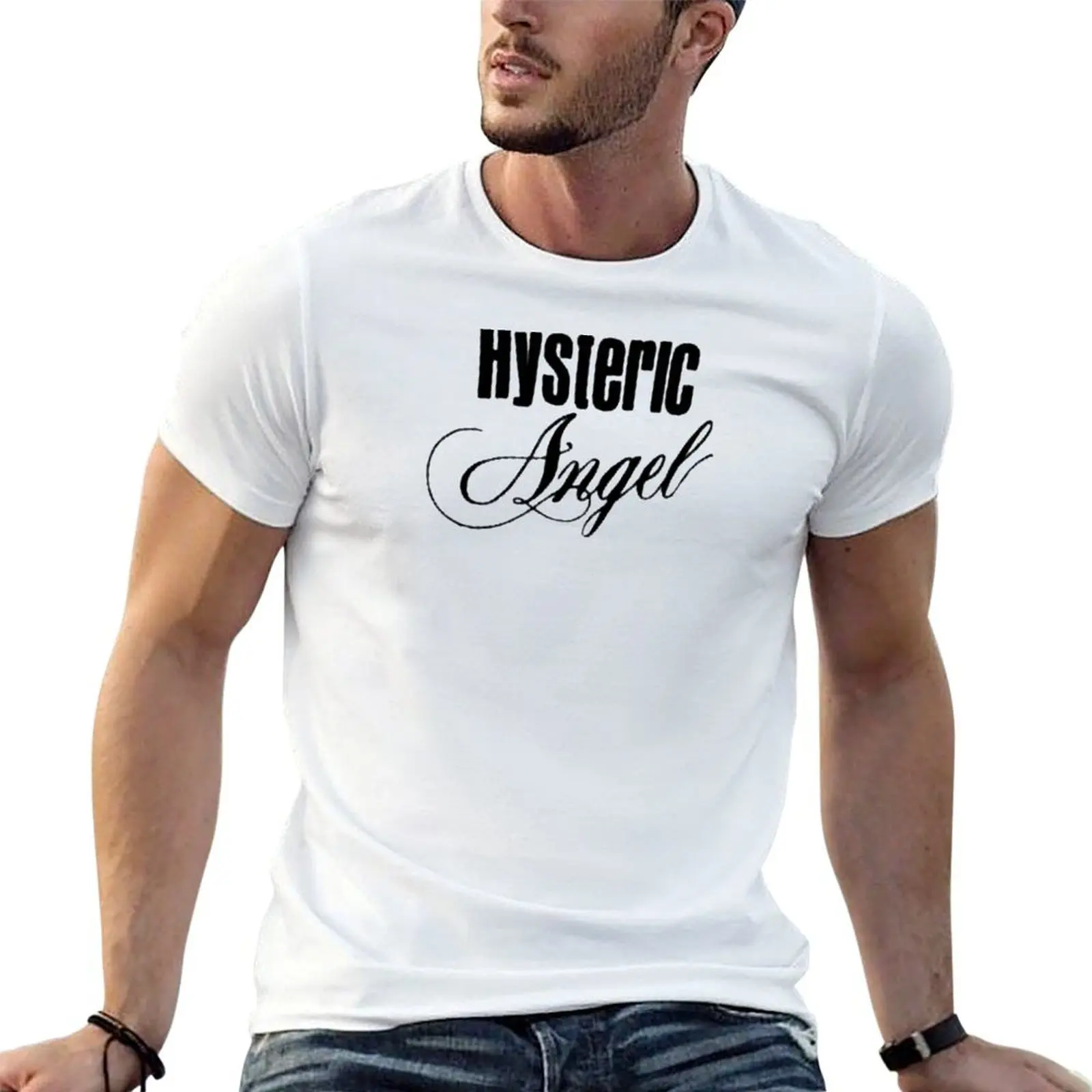 hysteric angel T-Shirt topping Funny t-shirt plus size men clothing