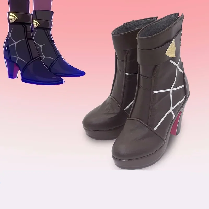 Honkai-zapatos de Cosplay de Star Rail para mujer y niña, botas de utilería personalizadas para Halloween y Carnaval