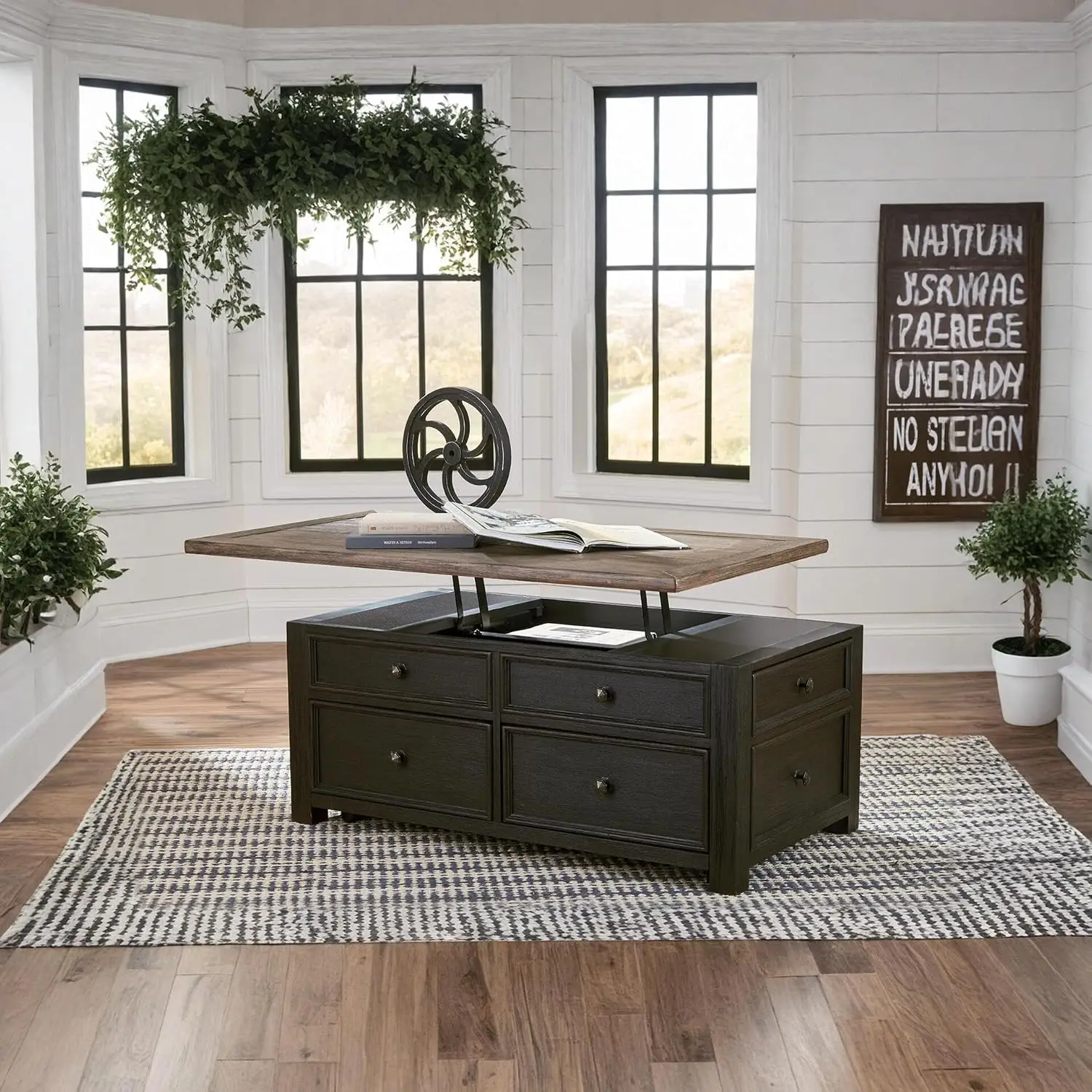 Tyler Creek Storage Lift Top Coffee Table