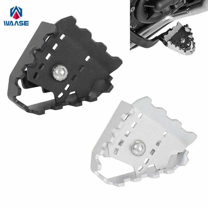 Waase para yamaha tenere 700 xtz700 t7 2019 2020-2023 pedal de alavanca de freio traseiro ampliar extensão extensor de almofada de freio traseiro