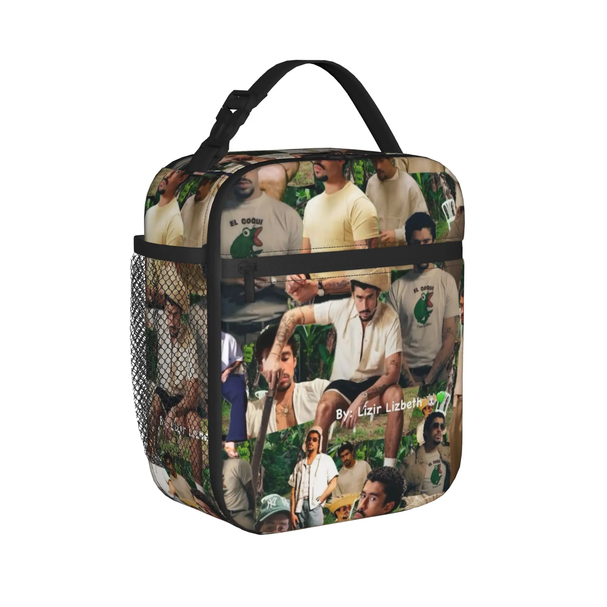 Insulated Lunch Boxes Debi Tirar Mas Fotos DTMF Bads Bunnys Music Tour Lunch Food Box Fashion Thermal Cooler Lunch Box For Work