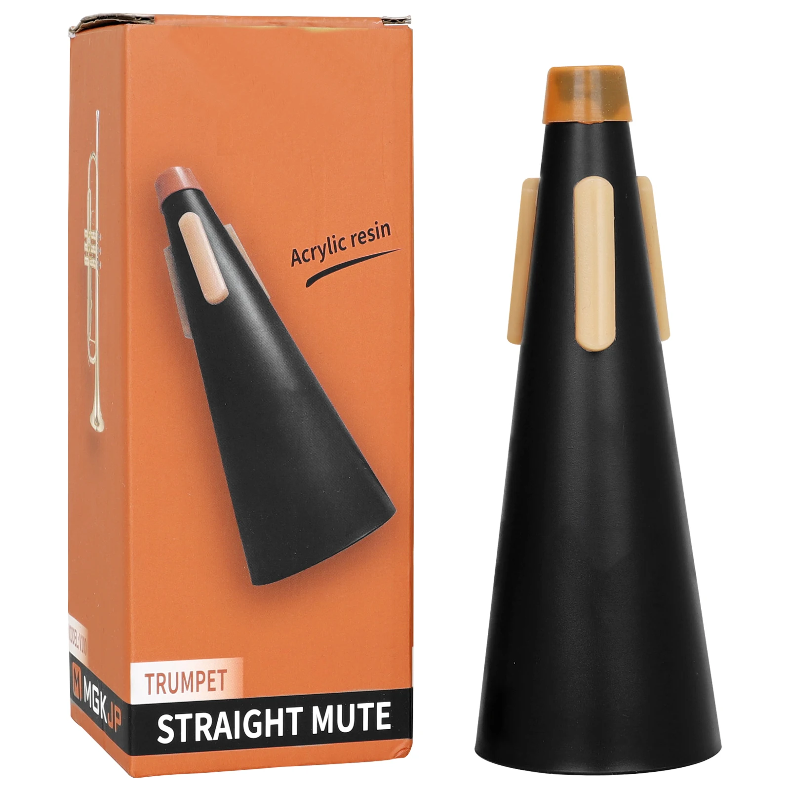 IRIN 트럼펫 뮤트 미끄럼 방지 충격 흡수 PET 원추형 트럼펫 뮤트 금관 악기 액세서리 초보자용