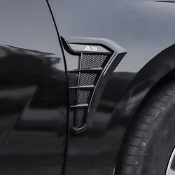 For audi A3 8V A3 8P car Accessories Carbon Black Car Fender Side Vents Air Flow Intake Hole Grille Sticker Cover