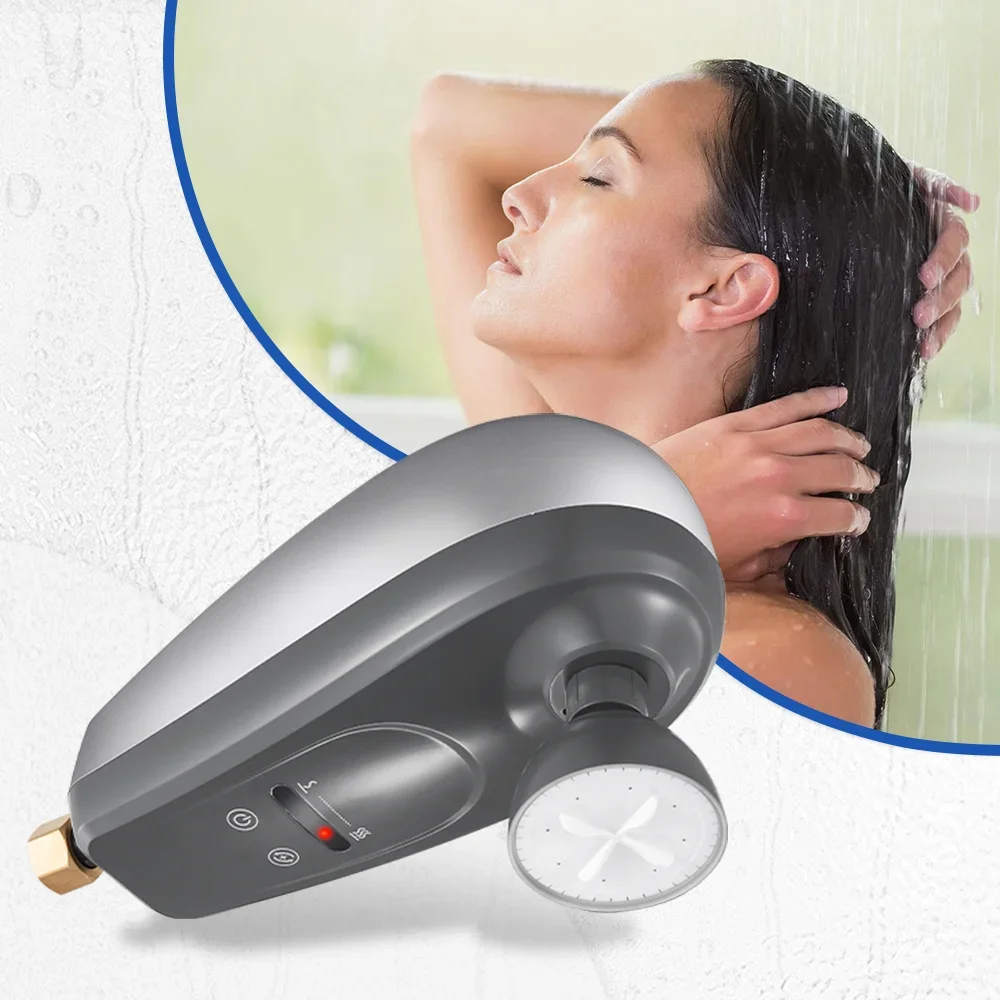 

for 220 Volt Tankless Electric Hot Water Shower Head bathroom wall mounted electric instant plastic shower