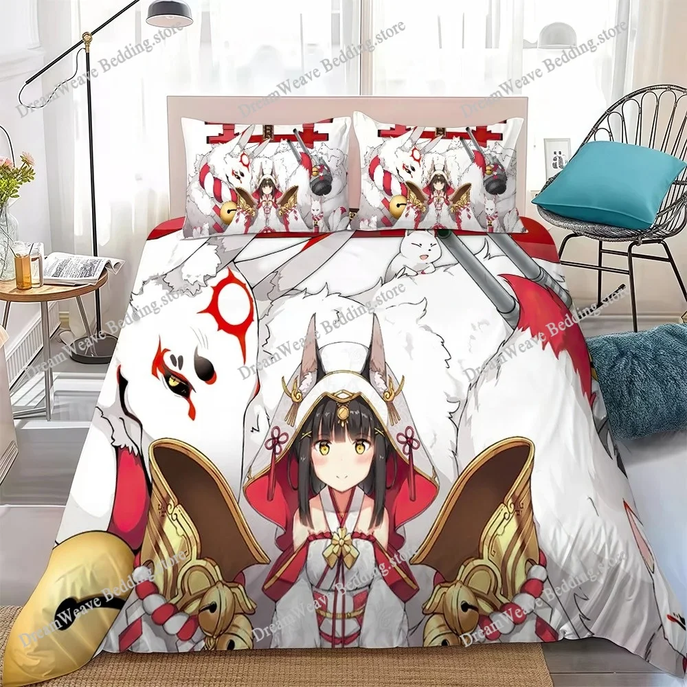 

Nagato (Azur Lane) Duvet Cover Set Home Style Bedding Soft Laundry Cotton Bed Student Dormitory Gift