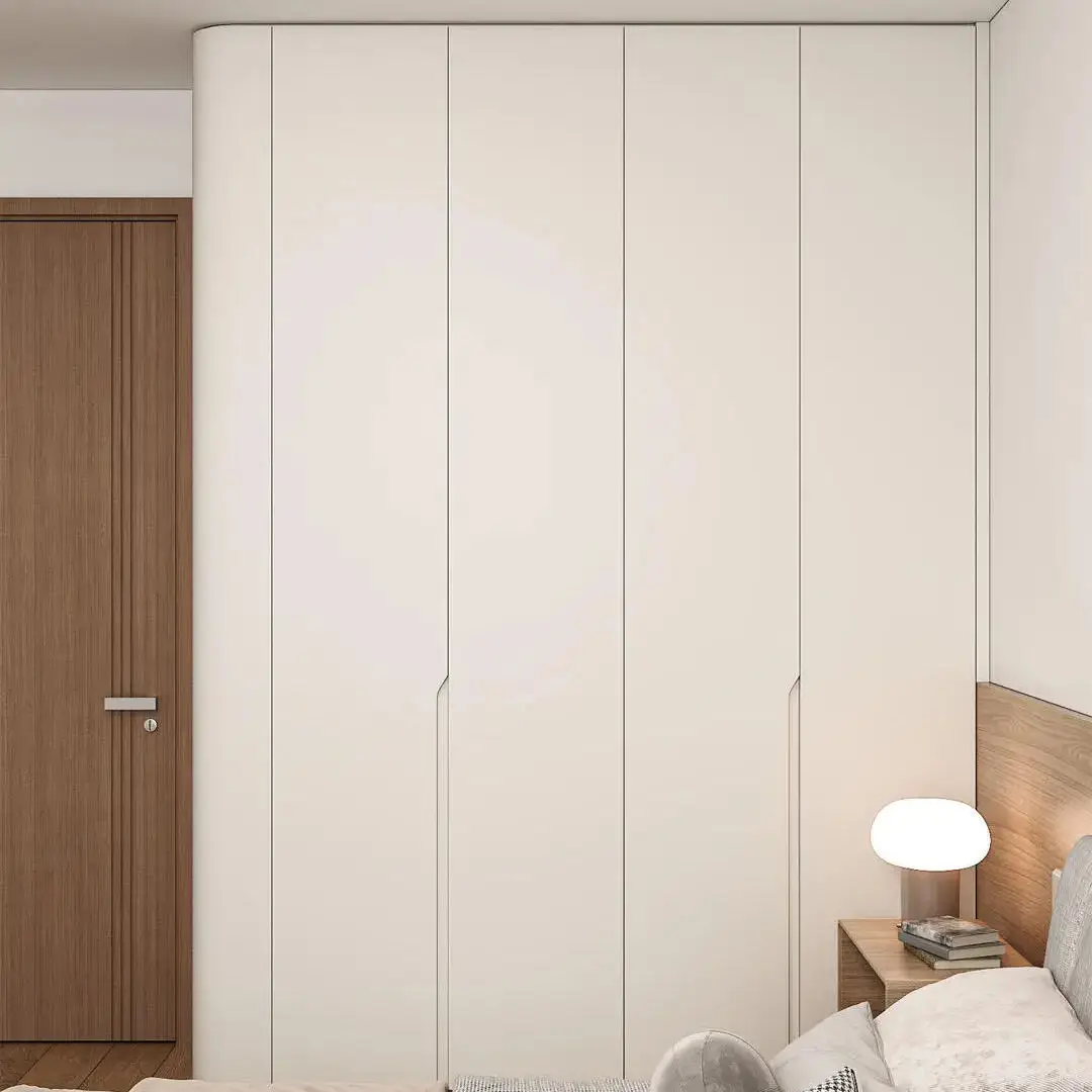Bedroom Fashionable Aluminum Alloy Glass Wardrobe Minimalist Style Light Luxury Storage Cabinet Multi Space Bedroom Furniture