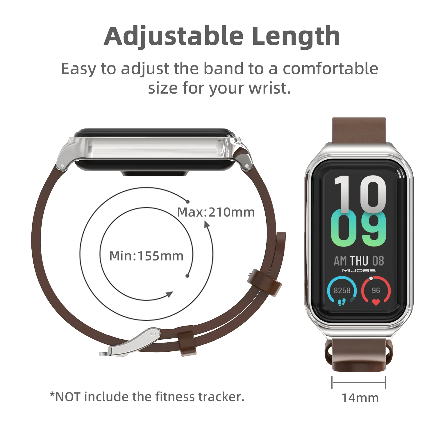 Bracelet en cuir pour Amazfit Band 7 Bracelet de remplacement Soft Watch Band pour Amazfit 7 Band Correa Watchband