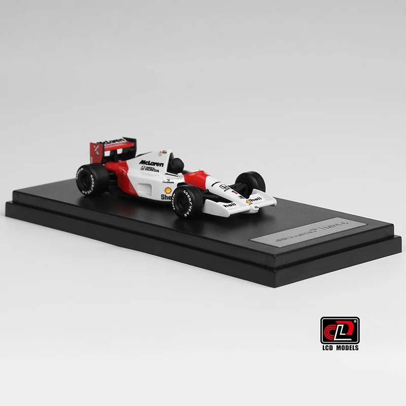 Diecast Model Car LCD 1:64 Scale McLaren Honda MP4/6 Alloy Race Car Model Collection Toys for Boys Gif Souvenir in Stock