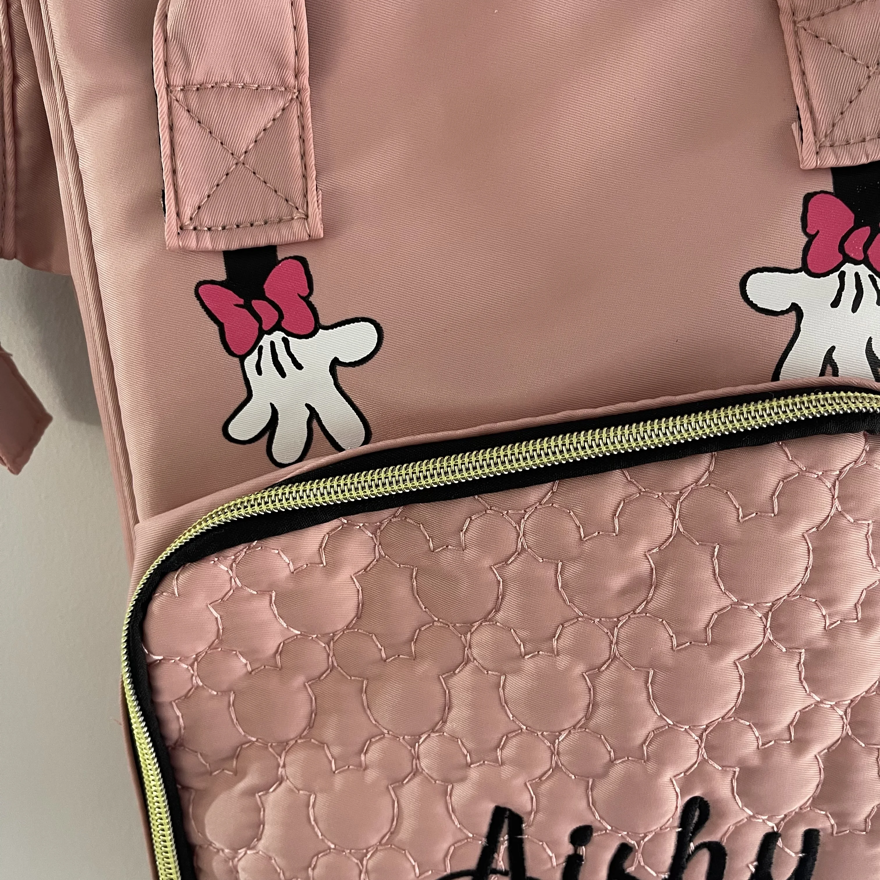 Custom Name Large Capacity Travel Multi-Function Backpack Cute Diaper Bag Backpack For Mom Baby Bags Waterproof Large Backpack