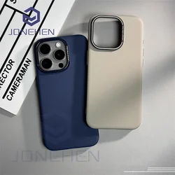 Premium Matte Solid Color Case For iPhone 15 14 13 12 16 Pro Max 15plus Shockproof Cover Ultra Thin Armor Back Phone Accessories