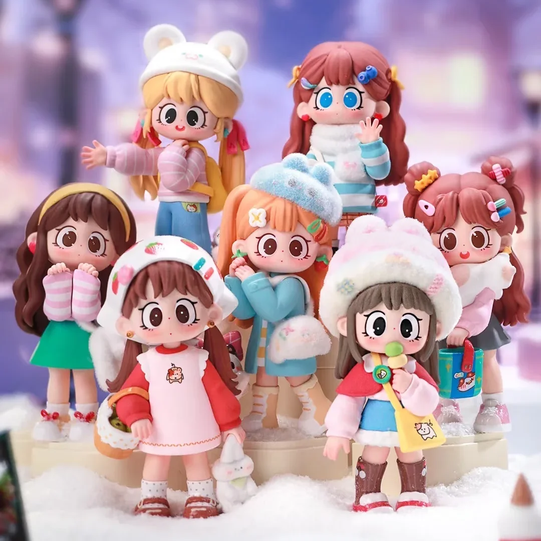 Milay Girl Friend Collectible Figurine Trendy Blind Box Toy Lazy Time Series Female Gift Ornament For Friends