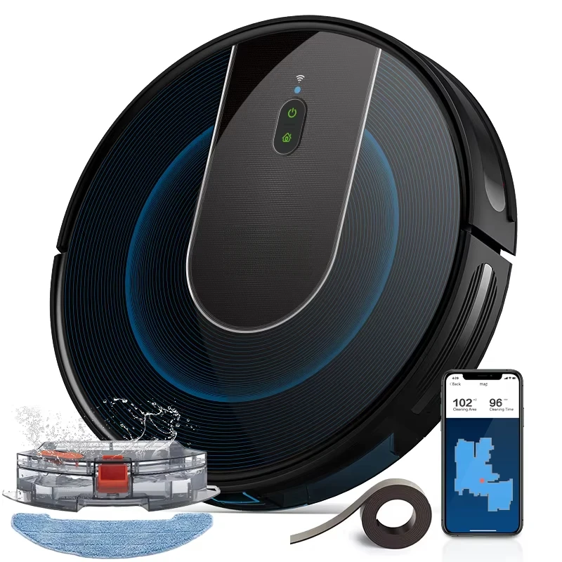 Multifunctional floor house cleaning drag self-emptying trash can cleaning aspirator robot vacuum cleaner