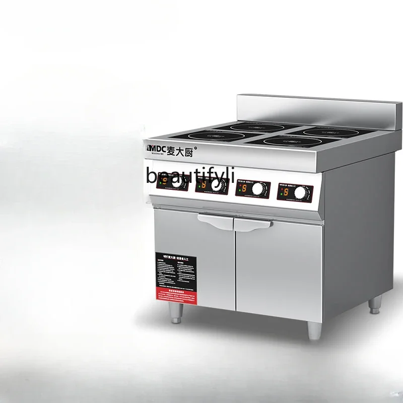 E132 Commercial Induction Cooker Multi-Head Electric Ceramic Stove 3500W High Power Potfurnace Spicy Hot Stove