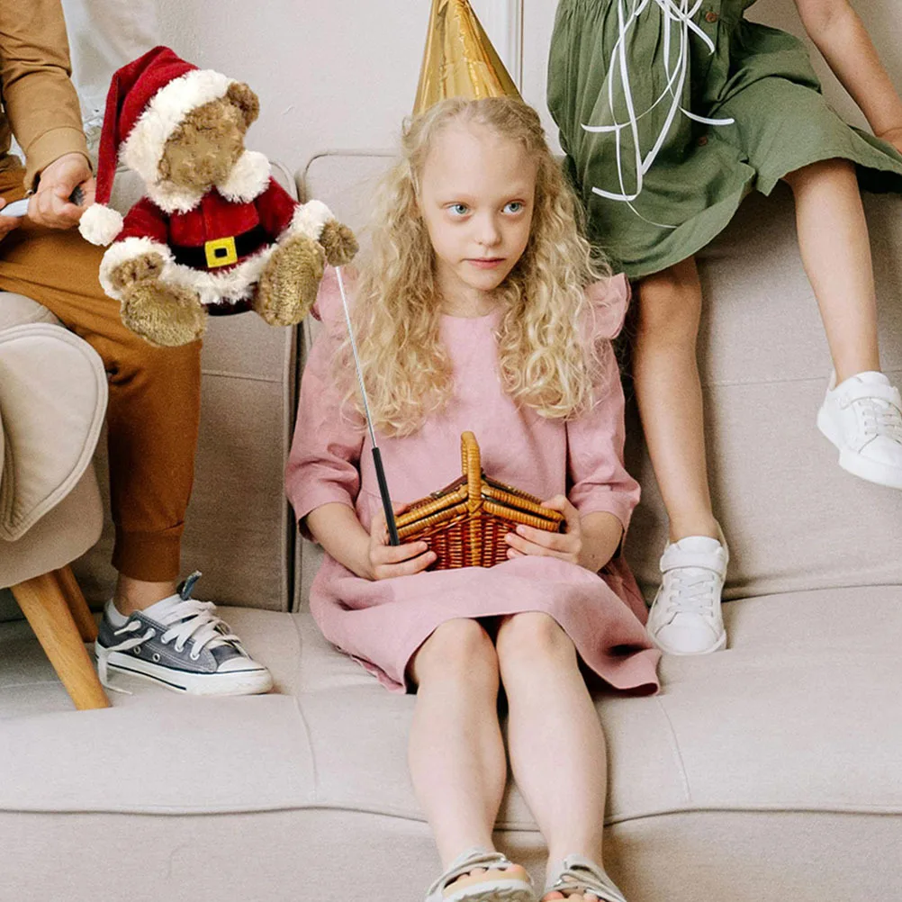 แกนควบคุมหุ่นเชิดแบบปรับได้ 4 ชิ้นสำหรับหุ่นเชิดนิ้วในครอบครัว ใช้งานง่ายและติดทนนาน ตัวชี้มือขนาดเล็ก