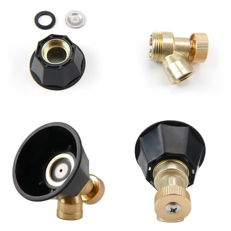 Electric Sprayer Nozzle High Pressure Adjustable Fine Mist Atomizing Agricultural Universal Spray Gun for Spraying Heixuanfeng