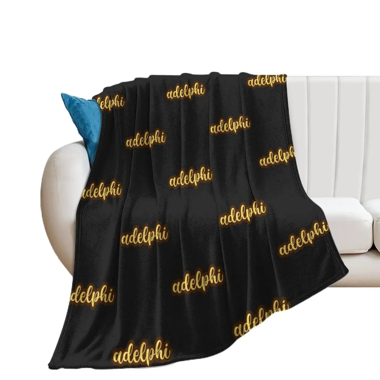 

adelphi script Throw Blanket christmas gifts Polar Single Blankets