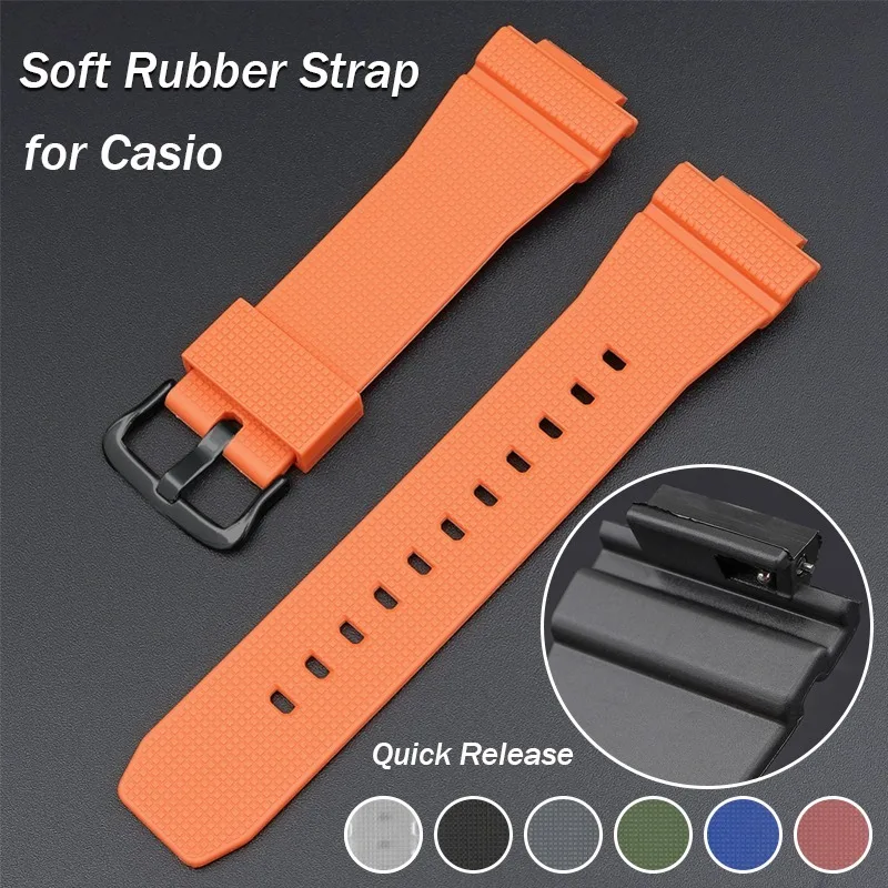 Soft Rubber Strap 16mm TPU Silicone Watch Band Men Women Wristband Belt Sport Bracelet for Casio for G-SHOCK GA-2100/2110/GM2100