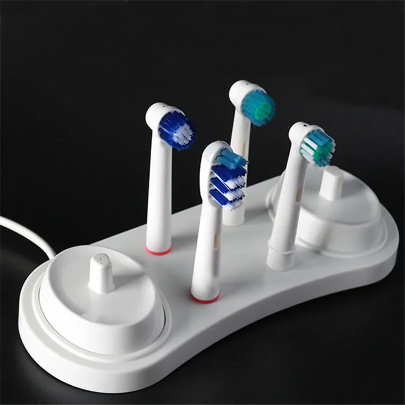 1 Pcs Electric Toothbrush Holder Bracket Tooth Brush Head Base Bathroom Toothbrush Stander Base Support Holder with Charger Hole