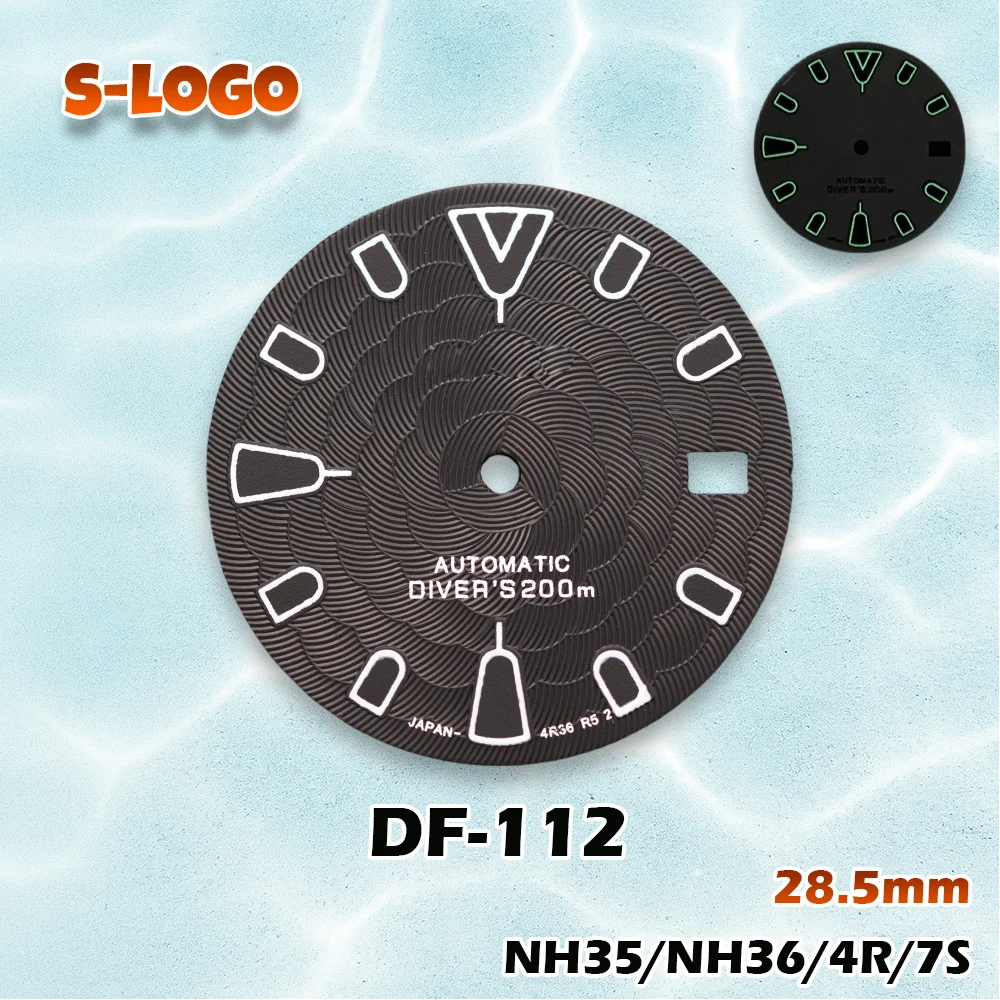 قرص لوتس متعدد الاستخدامات 28.5 ملم لـ NH35/NH36/4R/7S |   التوافق العالمي |   إكسسوارات تعديل ساعة رجالية عالية الجودة