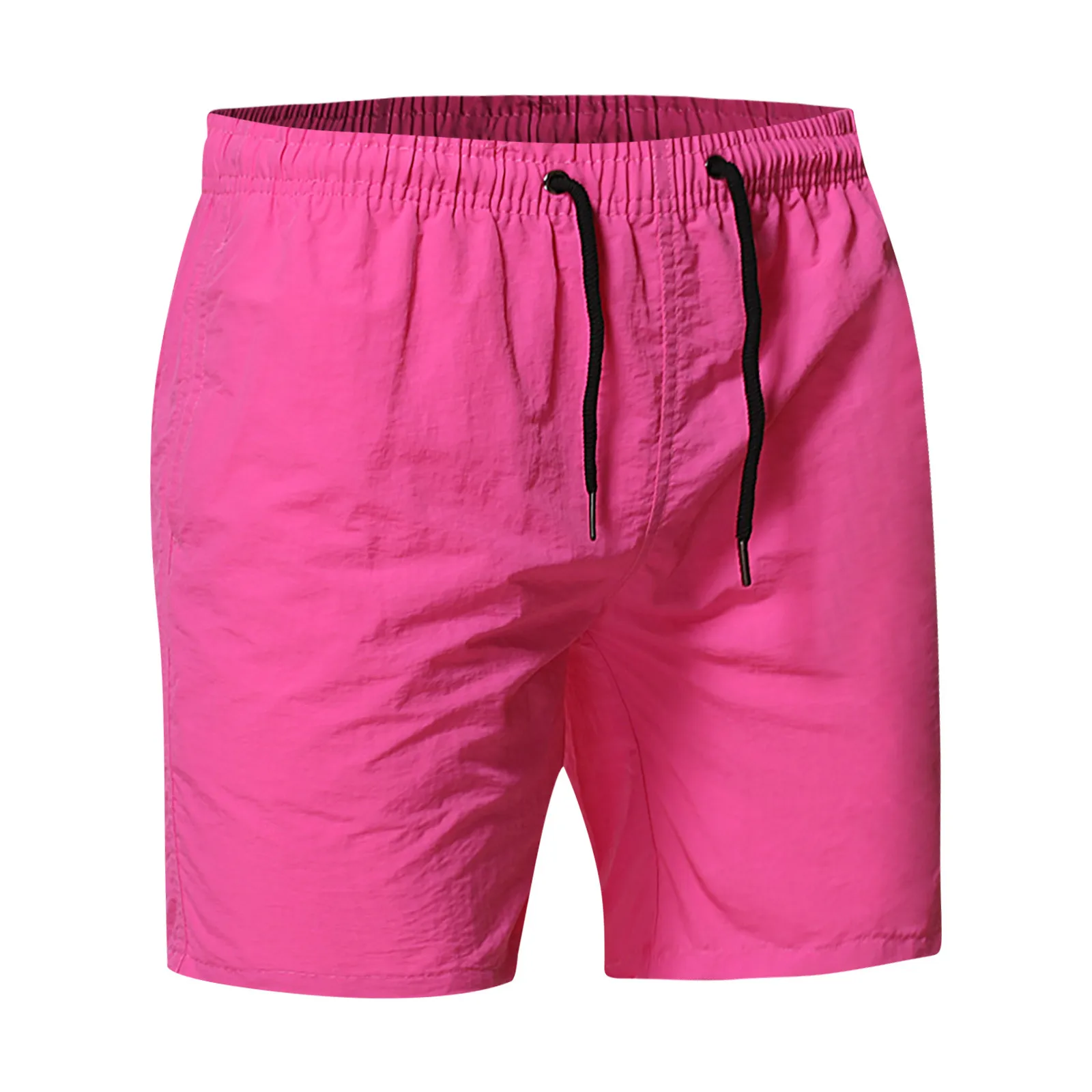 Verão Praia Board Shorts Homens Swim Trunks Calças Curtas Masculino Sports Swimsuits Hot-rosa Sólida Sports Men Underwear Masculino Shorts