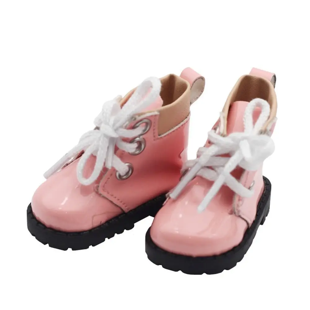 20cm Cotton Doll Leather Shoes Clothes Accessories For EXO Dolls Casual Wear Shoes Fashion Martin Boots DIY 1/14 Doll Gift Toys