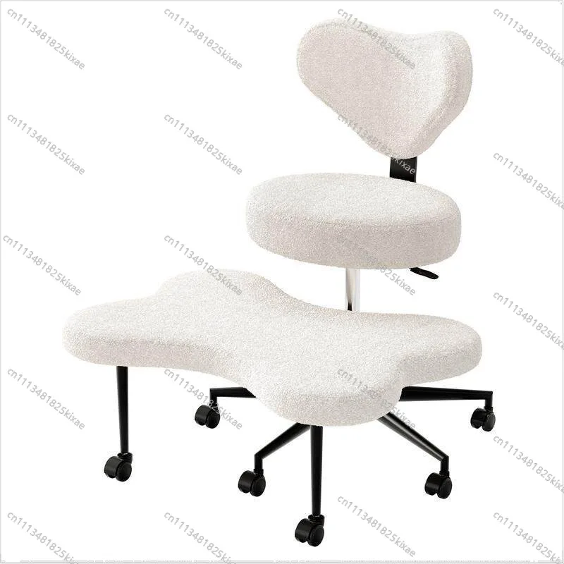 For Cake Fleece Cross-legged Chair Monkey Stool Squatting Chair Lazy Sedentary Comfortable Girls Bedroom Yoga Meditation Chair