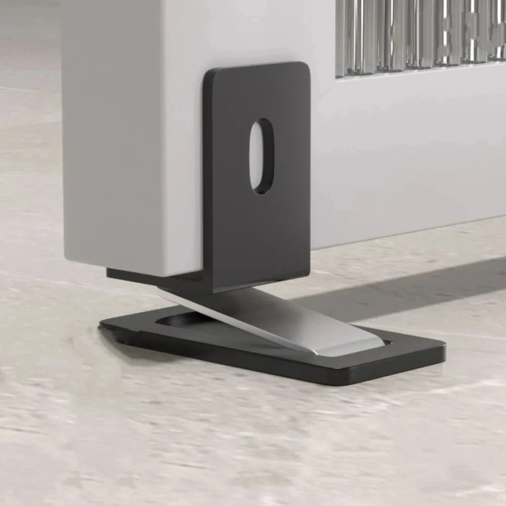 Invisible Magnetic Door Stopper Self Adhesive Aluminum Alloy Windproof Draft Blocker Anti-collision Home Door Catch