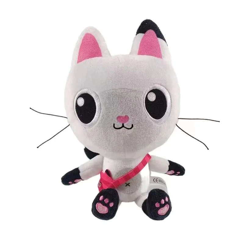 25Cm Gabby Dollhouse Lovely Plush Gaby Toy Plush House Cat Doll Cartoon Stuffed Animals Mermaid Cat Plushie Dolls Kids Toys