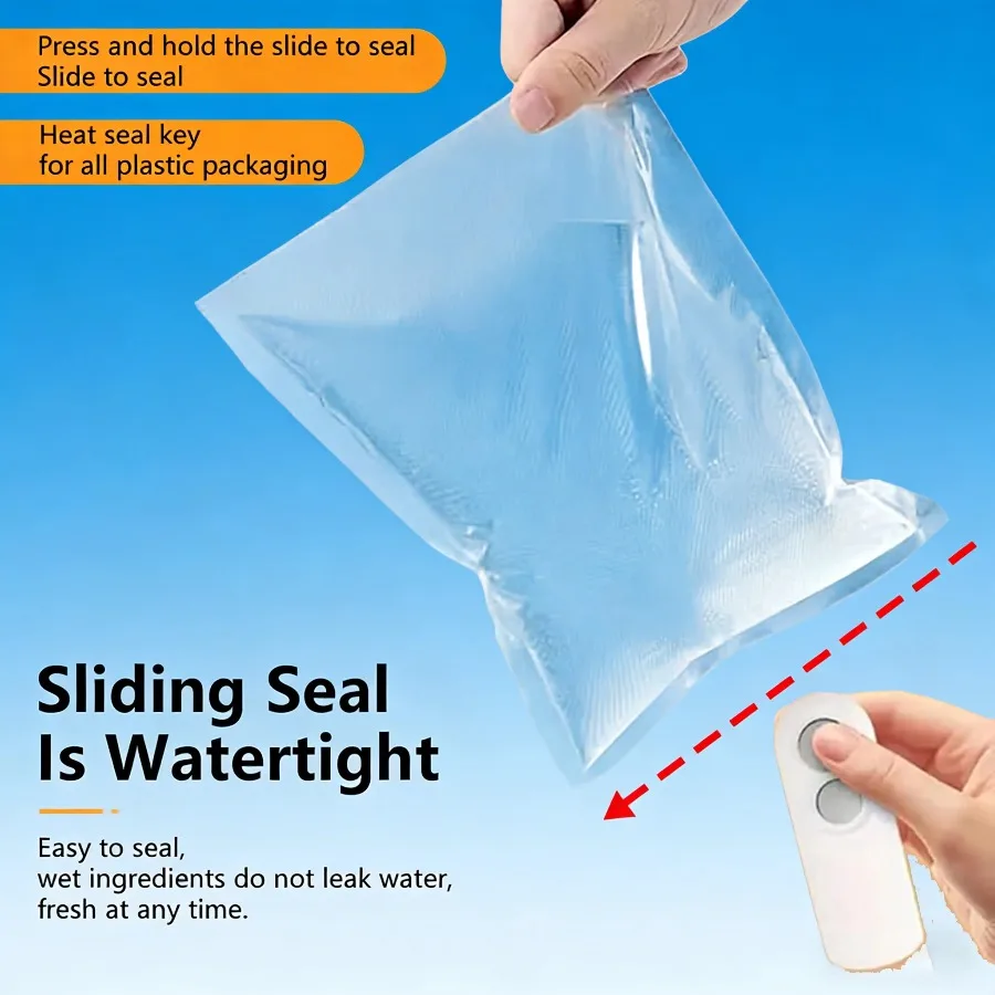 Mini Handheld Heat Sealer, Portable Plastic Bag Sealing Machine for Food, Snacks & Packaging - Image 2