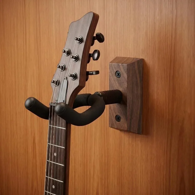 1/2Pcs Guitar Holder Hook Acoustic Guitar Hook Holder Stand Non-slip Guitar Hanger Wall Mount for Electric Guitar Bass Ukulele