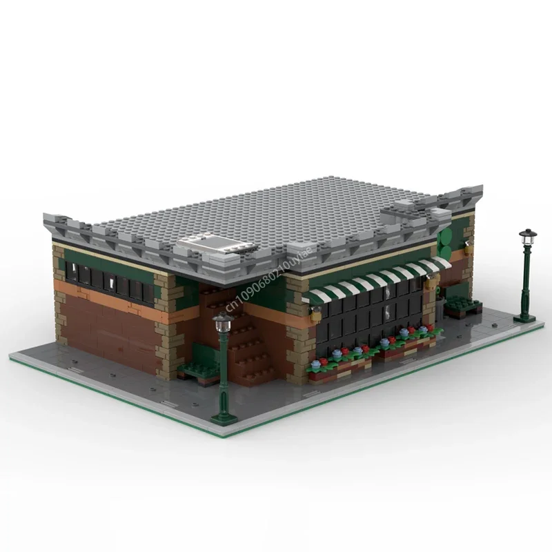 

MOC Modular Sitcom Suite MacLaren's Pub City Street View Model Architecture Building Block Diy Kids Bricks Toys Educational Gift