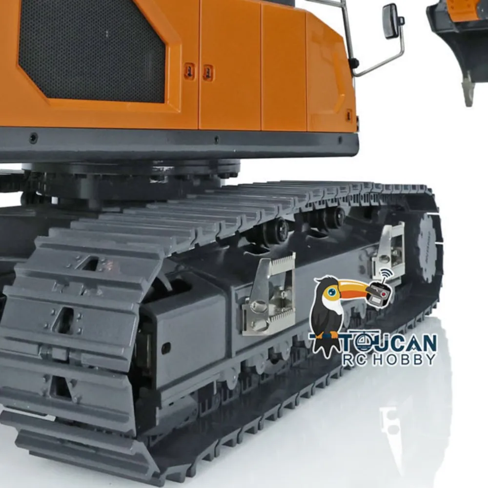 Giocattolo 1/14 Nuovo 945 Idraulico RC Escavatore Camion di Controllo Remoto Verniciato Assemblato Giallo Auto Toucan Terra Scavatrice Modello di Veicolo