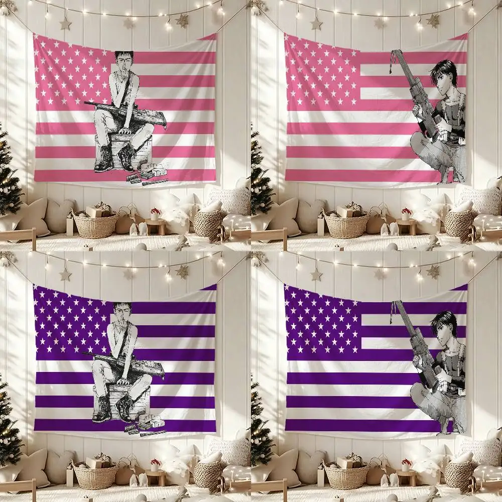 E-EDEN Es un Mundo Infinito - Bandera Decorativa para Exteriores, Decoraciones para Dormitorios, Artículos de Decoración para el Hogar, Banderas Decorativas