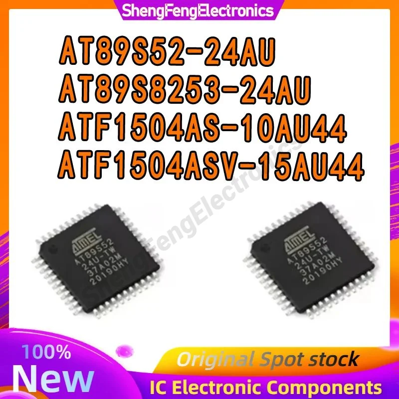 

AT89S52-24AU AT89S8253-24AU ATF1504AS-10AU44 ATF1504ASV-15AU44 IC MCU Chip TQFP44 IC Chip 100% New Original in stock