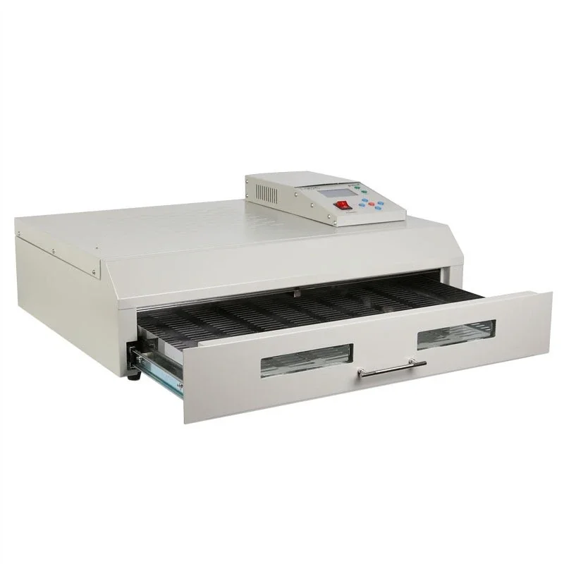 NF T-962C SMT Reflow Oven, Infrared PCB Soldering Machine with Large Area Drawer for PCB Assembly, Desktop Smart Welding Furnace