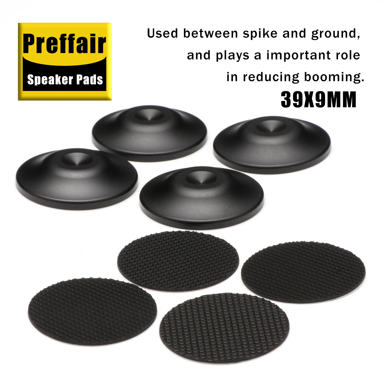 Preffair 4Pcs Speaker Feet Pads Vibration Absorption Stands Anti-shock Shock Absorber Chassis beads SP3909