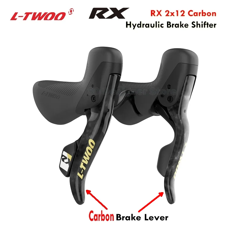 LTWOO RX 2x12 Hydraulischer Bremsschalthebel LTWOO R9 2x11s R7 2x10 Speed Shifter Carbon Schalter R7 Hydraulischer Bremsschalthebel Legierungsfaser – Detail 6