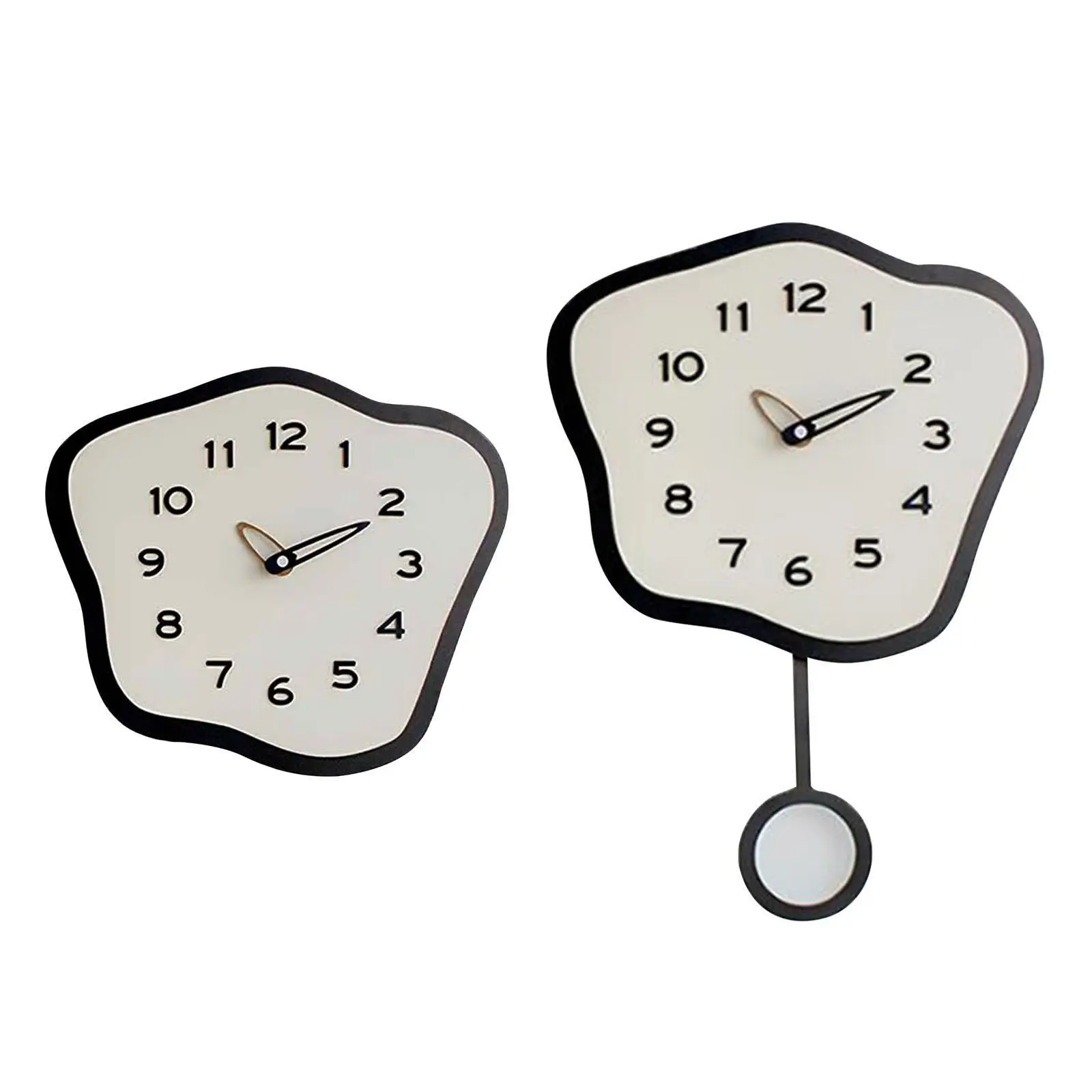 

Cloud Wall Clock Gifts Wall Decoration Silent Lightweight Hanging Clock Wood