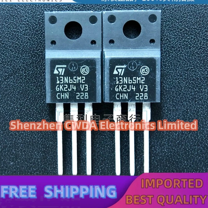 10PCS-20PCS  13N65M2 STF13N65M2 STP13N65M2  TO-220F 13A 650V In Stock Can Be Purchased