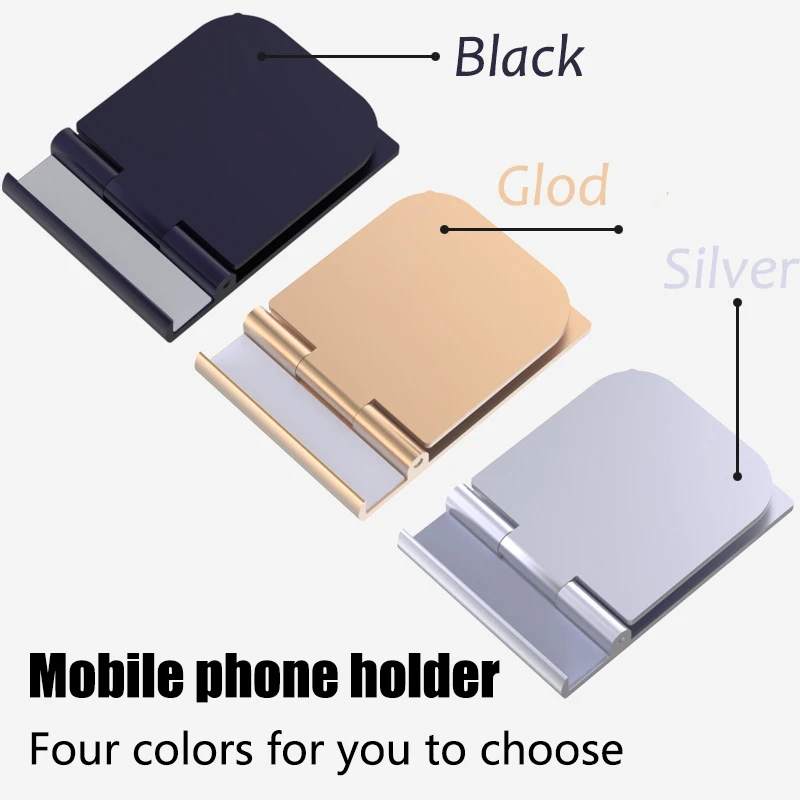 Universal Phone Stand Foldable Portable Hoder For iPhone 13 Xiaomi Huawei Samsung Mobile Phone Adjustable Desktop Stand Bracket