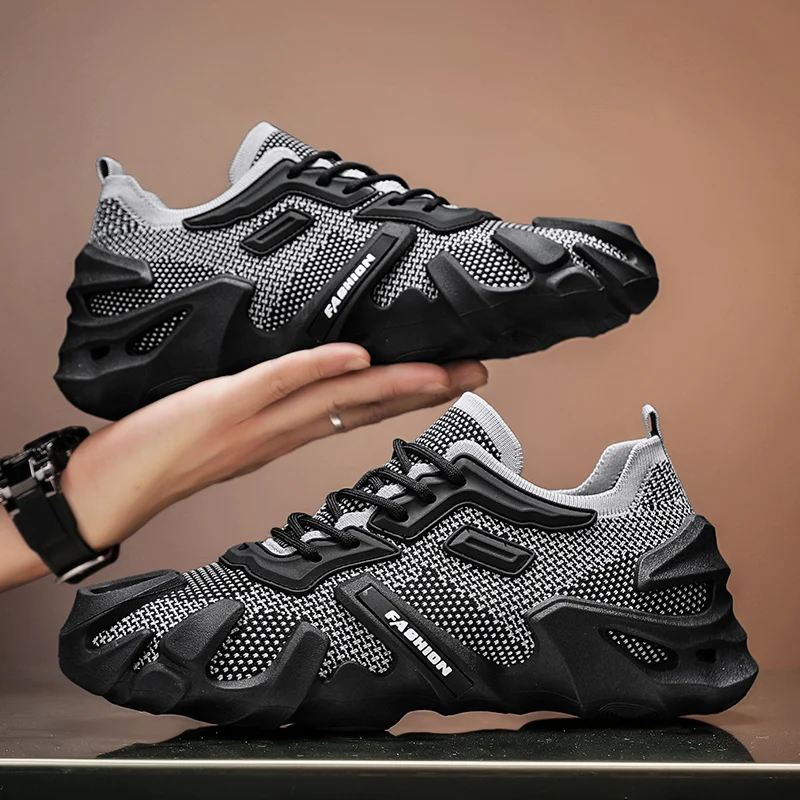 

Men's Breathable Mesh Casual Sneakers Original Comfort Lightweight Sports Running Shoes for Men